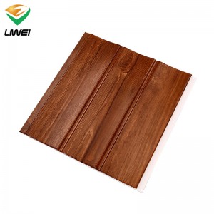 25cm wooden design pvc panel for roof