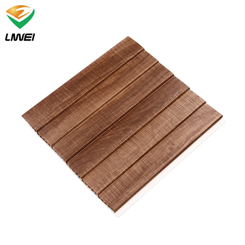 Hot New Products Pvc Laminated Gypsum Ceiling Tiles - new wooden pvc panel interior decoration – Liwei